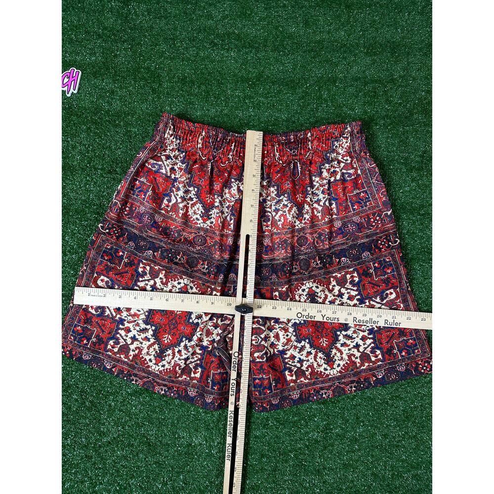 Eric Emanuel Basic Ee Red Tapestry Shorts (Used) … - image 6